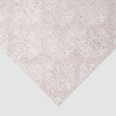 アイボリーとホワイトヴィンテージダマスク 薄葉紙 (詳細)