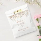 アイボリーと赤面のワイルドフラー結婚ズ フェイバーバッグ (封をした状態)