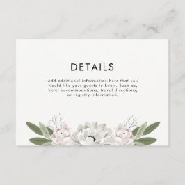 アイボリーと赤面結婚のSprigs詳細 エンクロージャーカード