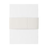 アイボリーと金ゴールドエレガント書道結婚の 招待状ベリーバンド (裏面例)