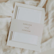 アイボリーと金ゴールド書結婚の