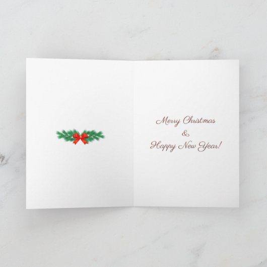 アイボリーのクリスマスエルフ シーズンカード