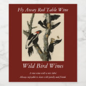 アイボリーのハシミドリ ワインラベル (シングルラベル)