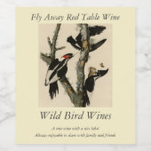 アイボリーのハシミドリ ワインラベル (シングルラベル)