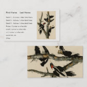 アイボリーのハシミドリ 名刺 (正面/裏面)