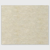 アイボリーのパチパチ鳴る音の質 ラッピングペーパー (フラット)