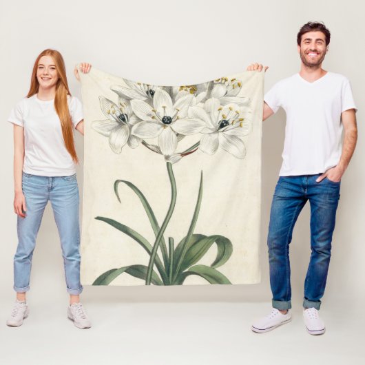 アイボリーの庭 フリースブランケット (インサイチュ)