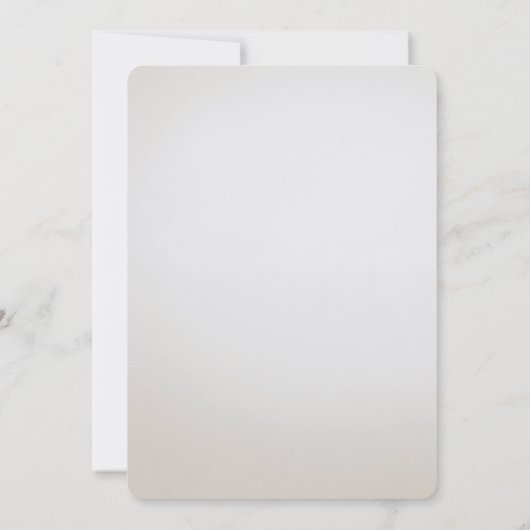 アイボリーの白いフローラ離れ金ゴールド日付の保存 セーブザデート (裏面)