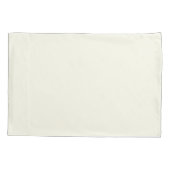 アイボリーの白い標準によって大きさで分類される独身のな枕カバー 枕カバー (裏面)