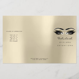 アイボリーの目メイクアップ目まぶしDL 3チラシ チラシ