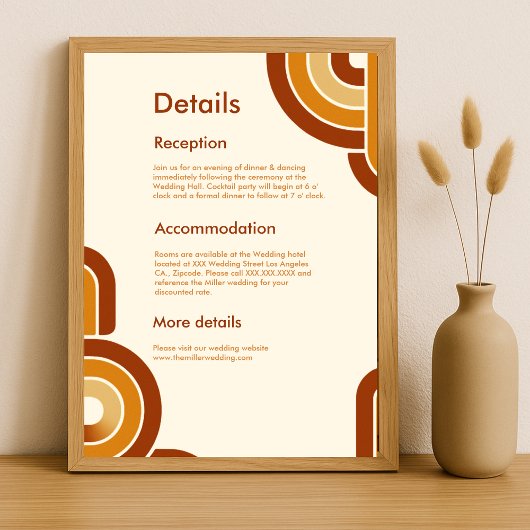 アイボリーはっきりしたレトロ1970結婚年代 エンクロージャーカード