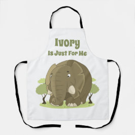 アイボリーは僕のためだ エプロン