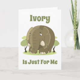 アイボリーは僕のためだ カード