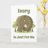 アイボリーは僕のためだ カード (黄色い花)