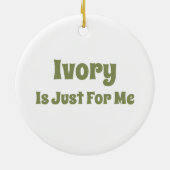 アイボリーは僕のためだ セラミックオーナメント (裏面)