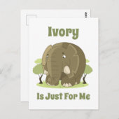 アイボリーは僕のためだ ポストカード (正面/裏面)