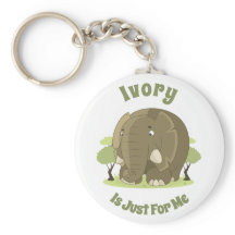 アイボリーはJust For MeボタンKeychain