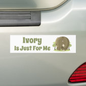 アイボリーはJust For Me Bumper Sticker バンパーステッカー (車上)