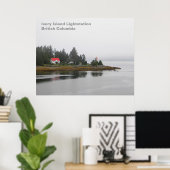 アイボリーアイランドライトステーション ポスター (ホームオフィス)