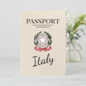 アイボリーイタリア旅券 セーブザデート (スタンド正面)