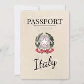 アイボリーイタリア旅券 セーブザデート (正面)