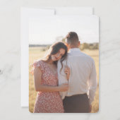 アイボリーインお洒落クウェー縁どクリハーサルディナー 招待状 (裏面)