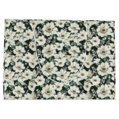 アイボリーエレガントの花 ラージペーパーバッグ (裏面)