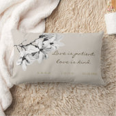 アイボリーエレガントシャンパンマグノリアスシモダンックルンブ ランバークッション (ブランケット)