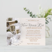 アイボリーエレガントニューイーブパーティー 招待状 (スタンド正面)