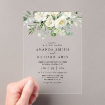 アイボリーエレガントフローラ&グリーナリーユーカリ結婚ス