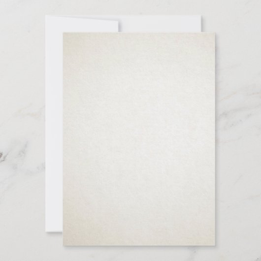 アイボリーエレガントベージュファースト聖餐式 招待状 (裏面)