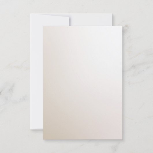 アイボリーエレガントホワイトフラワーズRSVPカード 出欠カード (裏面)