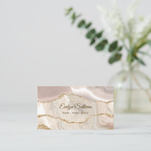 アイボリーエージェント名刺 名刺 (スタンド正面)