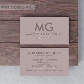 アイボリーカスタムピンクパープルグレープロフェッショナル 名刺