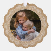 アイボリーカスタムホワイトマンダラリース オーナメントカード (正面)