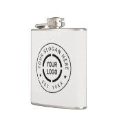 アイボリーカスタムロゴブランドのプロモーションフラスコ フラスク (左)