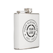 アイボリーカスタムロゴブランドのプロモーションフラスコ フラスク (右)