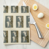 アイボリーカモメ – John James Audubon's Birds of America キッチンタオル (四つ折り)
