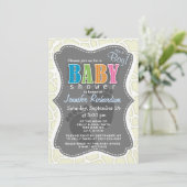 アイボリーキリンアニマルプリント 招待状 (スタンド正面)