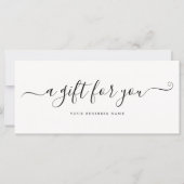 アイボリーギフト券エレガントシンプル (正面)