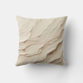 アイボリークリームボヘミアンテクスチャルック クッション (裏面)