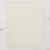 アイボリークリームリネン印刷テクスチャスクラップブック紙 (正面/裏面)
