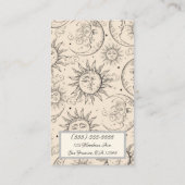 アイボリークリーム魔法ヴィンテージ天太陽ムーンスターズ 名刺 (裏面)