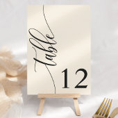 アイボリークリーモダンム書結婚道 テーブルナンバー