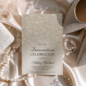 アイボリーグリッターグラデーション金属箔キンセアニラ 招待状
