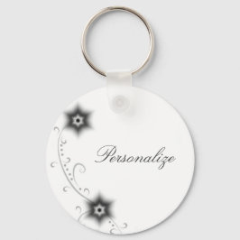 アイボリーグロー開花キーチェーン キーホルダー