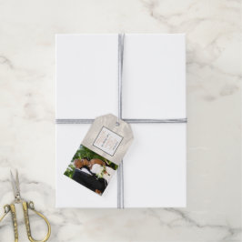 アイボリーコスタリ結婚カの写真ギフトラベル ギフトタグ