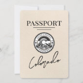 アイボリーコロラドパスポートザデー セーブザデート (正面)
