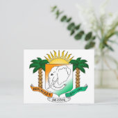 アイボリーコーストコートオブアームズ ポストカード (スタンド正面)