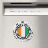 アイボリーコーストラウンドエンブレム マグネット (インサイチュ (食洗機))